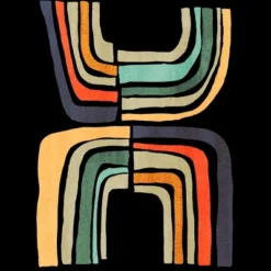 Junior's Design By Humans Look A Double Rainbow By Radiomode T-Shirt