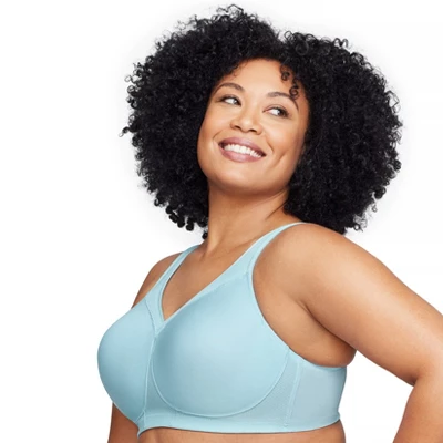 Glamorise Womens MagicLift Seamless Sports Wirefree Bra 1006 Frosted Aqua - Image 2