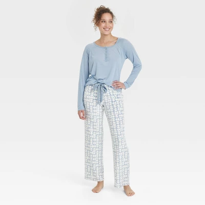 Women's Henley Gift Pajama Set - Stars Above⢠- Image 3