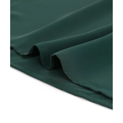 Agnes Orinda Women's Plus Size Elegant Workwear Flutter Sleeve Chiffon Blouse - Image 5