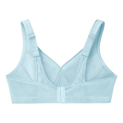 Glamorise Womens MagicLift Seamless Sports Wirefree Bra 1006 Frosted Aqua - Image 4