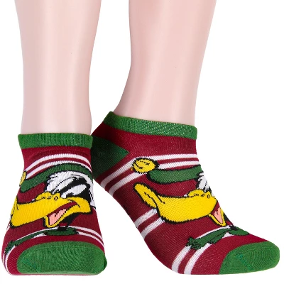 Looney Tunes Characters Striped Mix And Match Adult 5 Pack Ankle Socks Multicoloured - Image 4