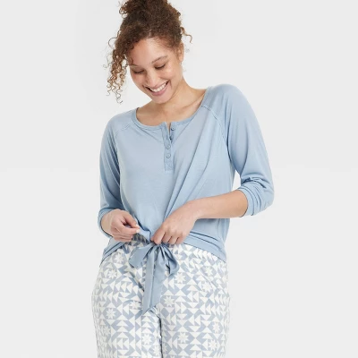 Women's Henley Gift Pajama Set - Stars Above⢠- Image 2