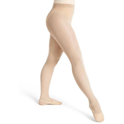 Capezio Women's Ultra Soft Self Knit Waistband Transition Tight - Image 15