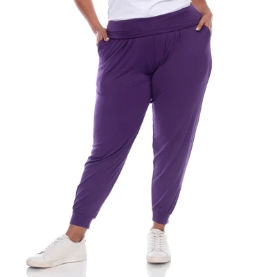 Women's Plus Size Harem Pants - White Mark - Image 10