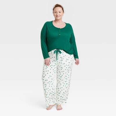 Women's Henley Gift Pajama Set - Stars Above⢠- Image 11