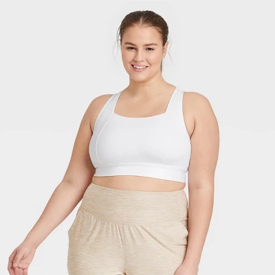 Women's Medium Support Square Neck Crossback Sports Bra - All In Motion™ - Image 6