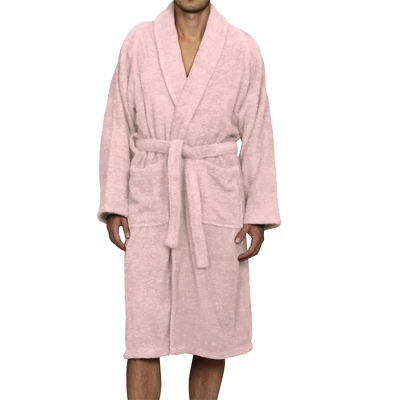 100% Cotton Ultra-Soft Terry Adult Unisex Lightweight Luxury Bathrobe By Blue Nile Mills - Image 15