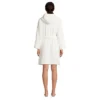 Lands' End Women's High Pile Fleece Hooded Robe