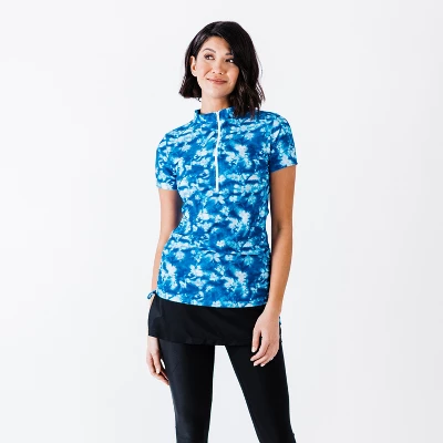 Calypsa Half-Zip Adele Swim Top - Image 3