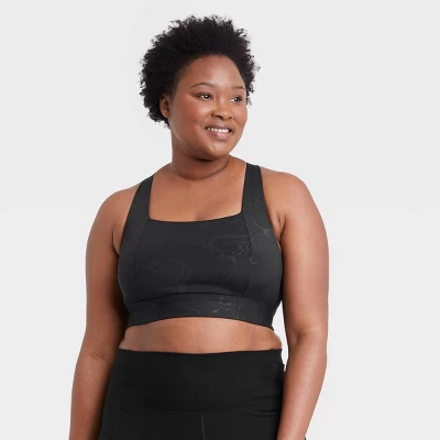 Women's Medium Support Square Neck Crossback Sports Bra - All In Motion™ - Image 2
