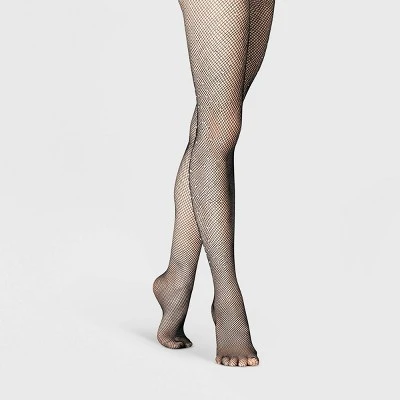 Women's Jewel Fishnet Tights - A New Day™ Black - Image 2