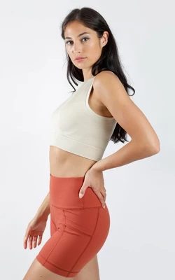 90 Degree By Reflex - Ribbed Long Line Bra - Image 7