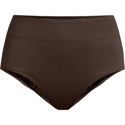 Lands' End Women's Tummy Control High Waisted Bikini Bottoms - Image 20