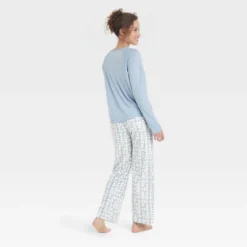 Women's Henley Gift Pajama Set - Stars Aboveā¢