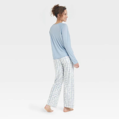Women's Henley Gift Pajama Set - Stars Aboveā¢