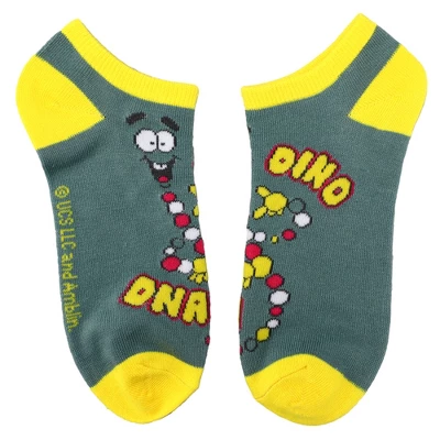 Jurassic Park Classic Logo Mixed Art Women's 5-Pack Ankle Socks - Image 2