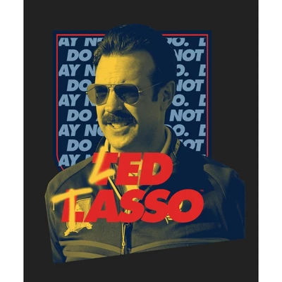 Ted Lasso Do As I Say Ladies Black T-shirt