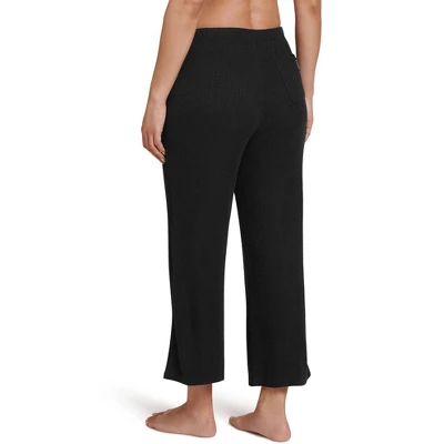 Jockey Women's Waffle 7/8 Wide Leg Pant