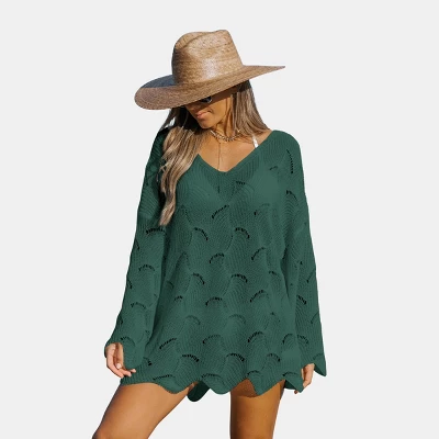Women's Cutout Swim Cover Up Dress - Cupshe - Image 5