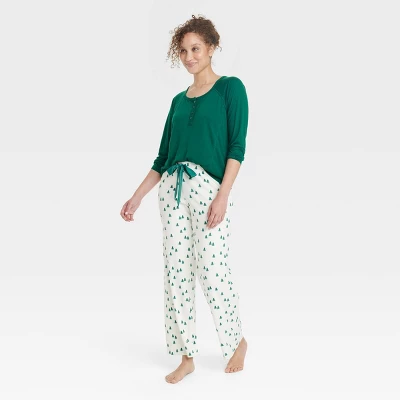 Women's Henley Gift Pajama Set - Stars Above⢠- Image 6