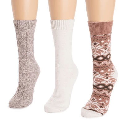 MUK LUKS Women's 3 Pack Boot Socks - Image 7