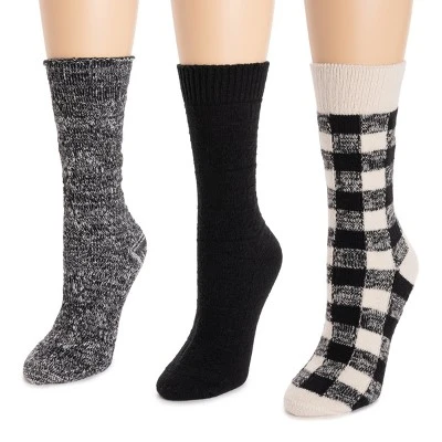 MUK LUKS Women's 3 Pack Boot Socks - Image 4