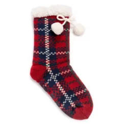 MUK LUKS Women's Tall Cabin Socks
