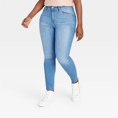 Women's High-Rise Skinny Jeans - Universal Thread - Image 3