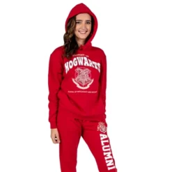 Harry Potter Hogwarts Alumni Juniors Red Hoodie And Joggers Set