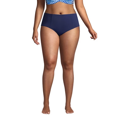 Lands' End Draper James X Lands' End Women's Plus Size Chlorine Resistant Retro High Waisted Bikini Bottoms - Image 7