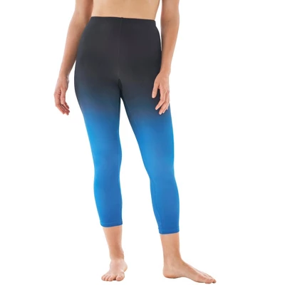 Swim 365 Women’s Plus Size Power-Mesh Swim Capri - Image 4