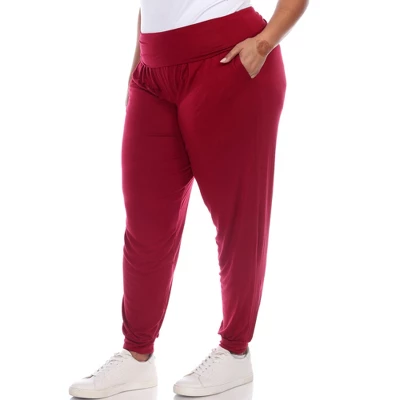 Women's Plus Size Harem Pants - White Mark - Image 2