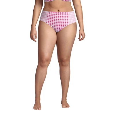 Lands' End Draper James X Lands' End Women's Plus Size Chlorine Resistant Retro High Waisted Bikini Bottoms - Image 6