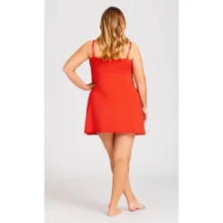 Women's Plus Size Sexy Chemise - Red | AVENUE