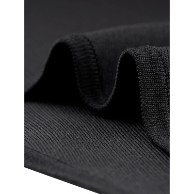 Allegra K Women's Bow Tie Neck Button Down Long Sleeve Bodysuit Shirt - Image 4