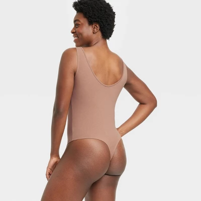 Women's Cotton Stretch Tank Bodysuit - Auden™ - Image 4