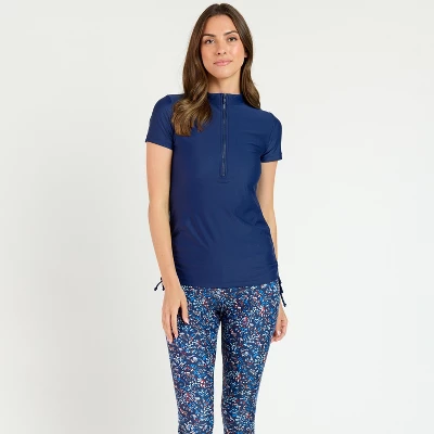 Calypsa Half-Zip Adele Swim Top - Image 5