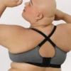 Curvy Couture Women's Medium Impact Wireless Sports Bra