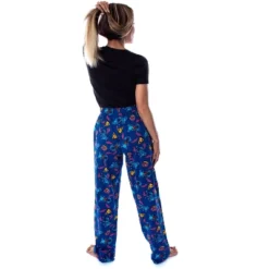 Disney Women's Lilo And Stitch Junk Food Soft Touch Cotton Pajama Pants
