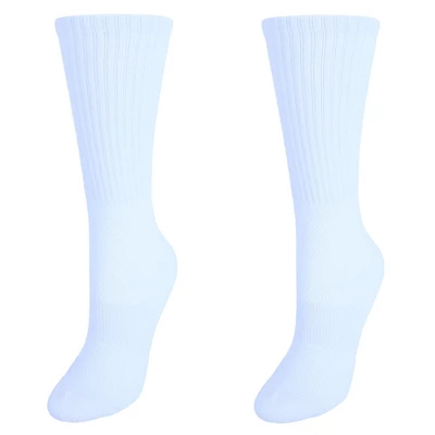 CTM Women's Dry And Cool Cushioned Crew Socks (Pack Of 2)