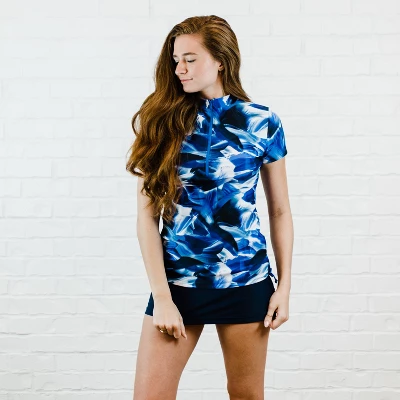 Calypsa Half-Zip Adele Swim Top - Image 8